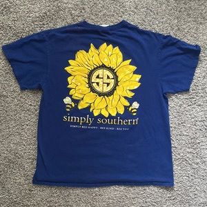 Simply Southern Sunflower and Bee t-shirt